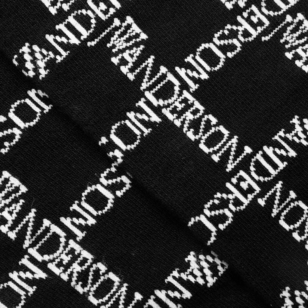 Logo Grid Sock Bundle White Black Pink
