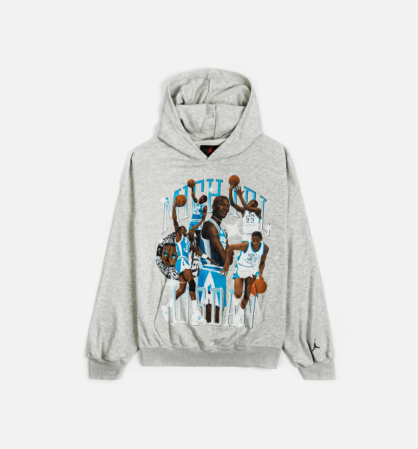 Flight Oversized Pullover Hoodie Mens Hoodie Heather Grey Black
