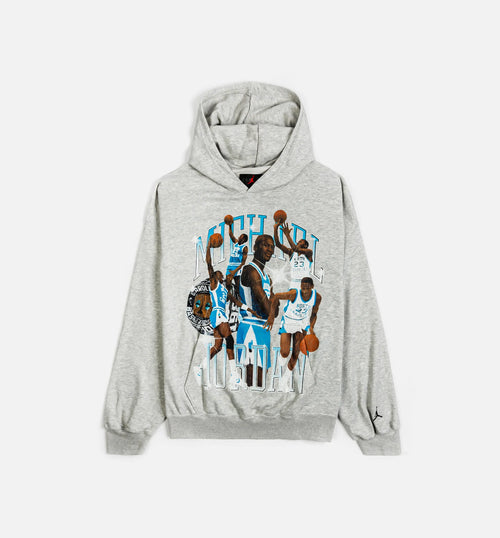 Flight Oversized Pullover Hoodie Mens Hoodie Heather Grey Black