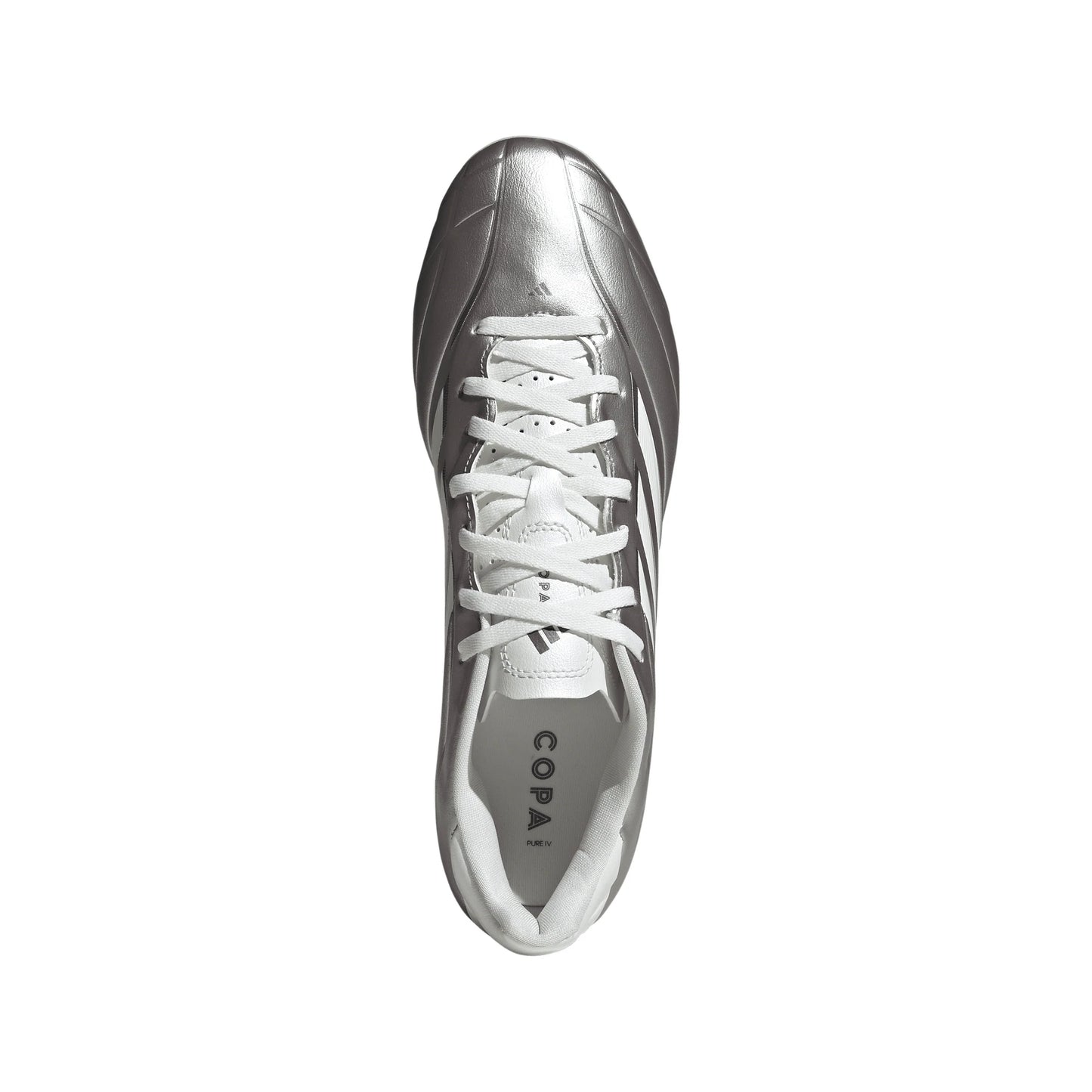 adidas Copa Pure IV Club FG MG Firm Ground Multi Ground Mens Soccer Cleats Metal Silver