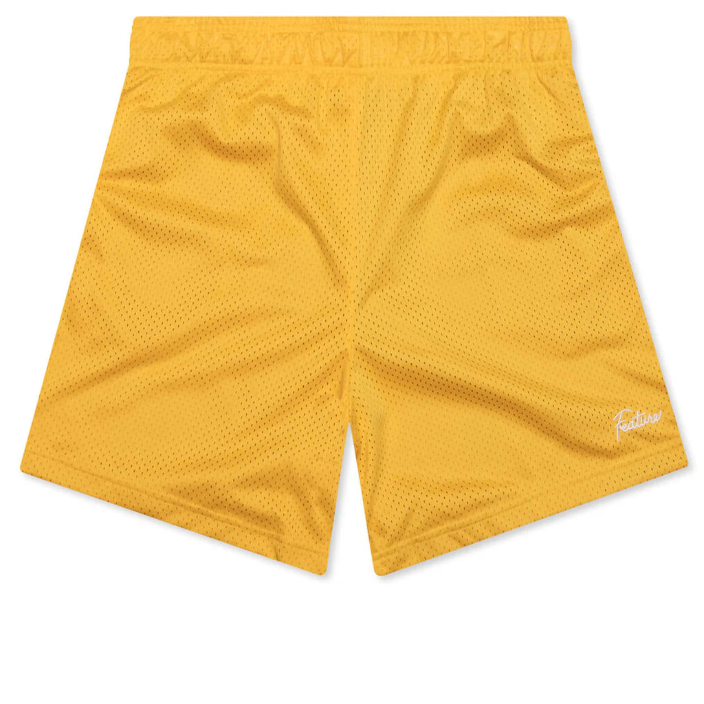 West Mesh Shorts Yellow