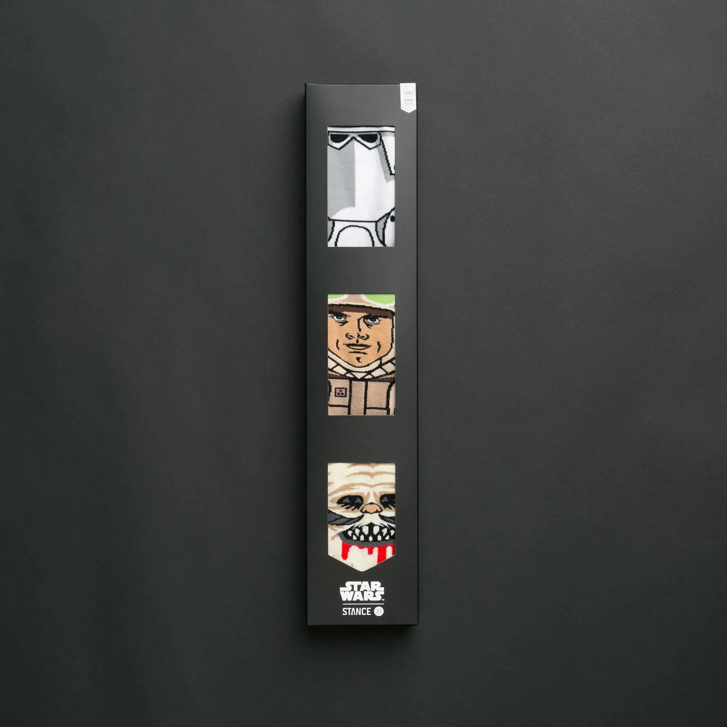 Star Wars Empire Strikes Back 3 Pack Socks Black
