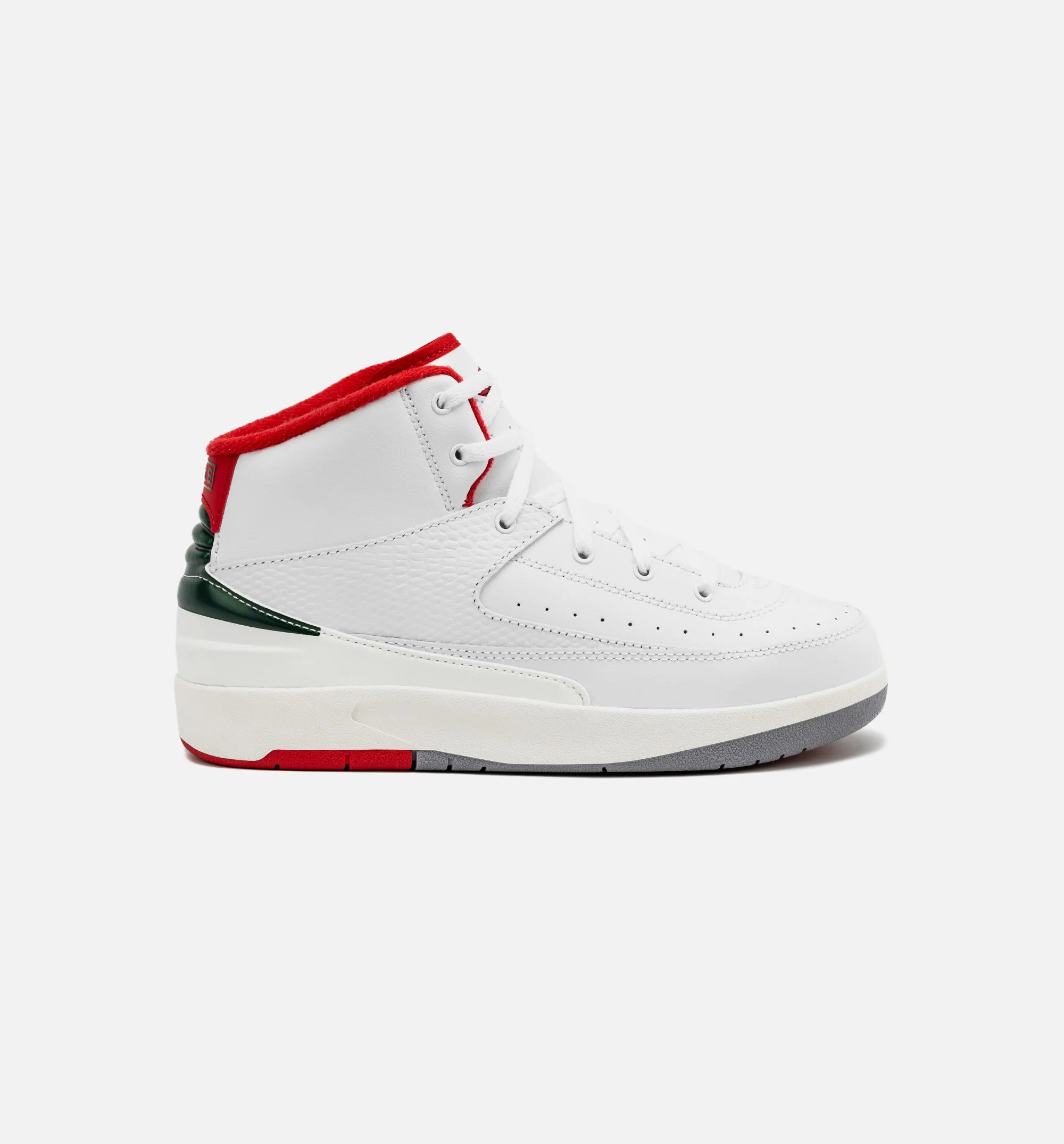 Air Jordan 2 Retro Italy Preschool Lifestyle Shoe White Fire Red
