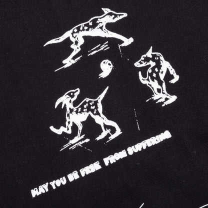 Test Print Tee Black