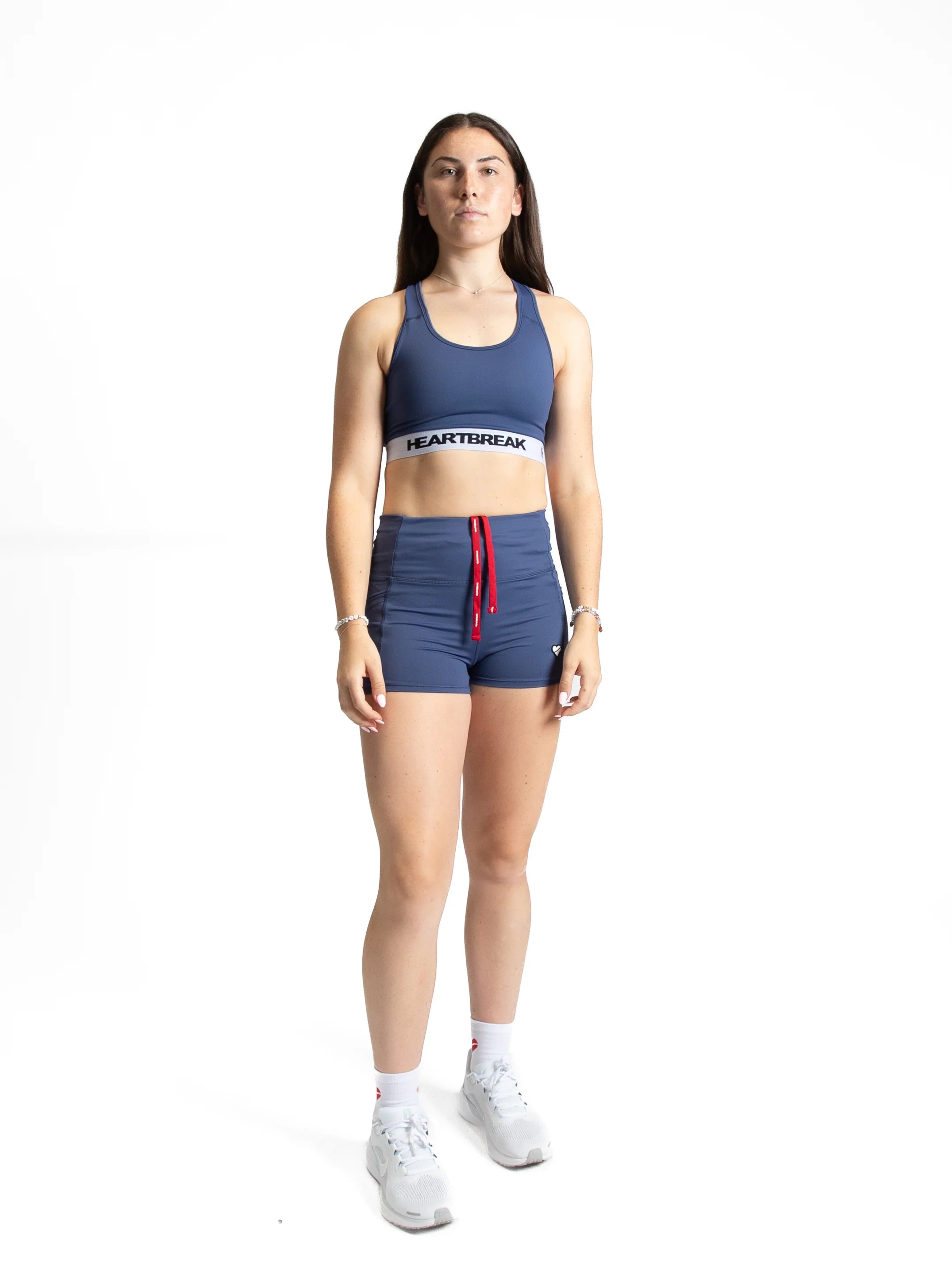 Heartbreak Womens Triple Pocket 2 Running Shorts