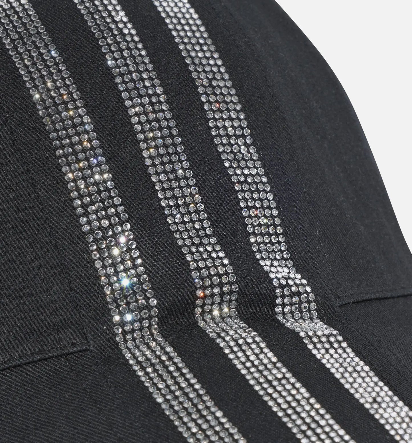 Sp5der Rhinestone Cap Mens Hat Black