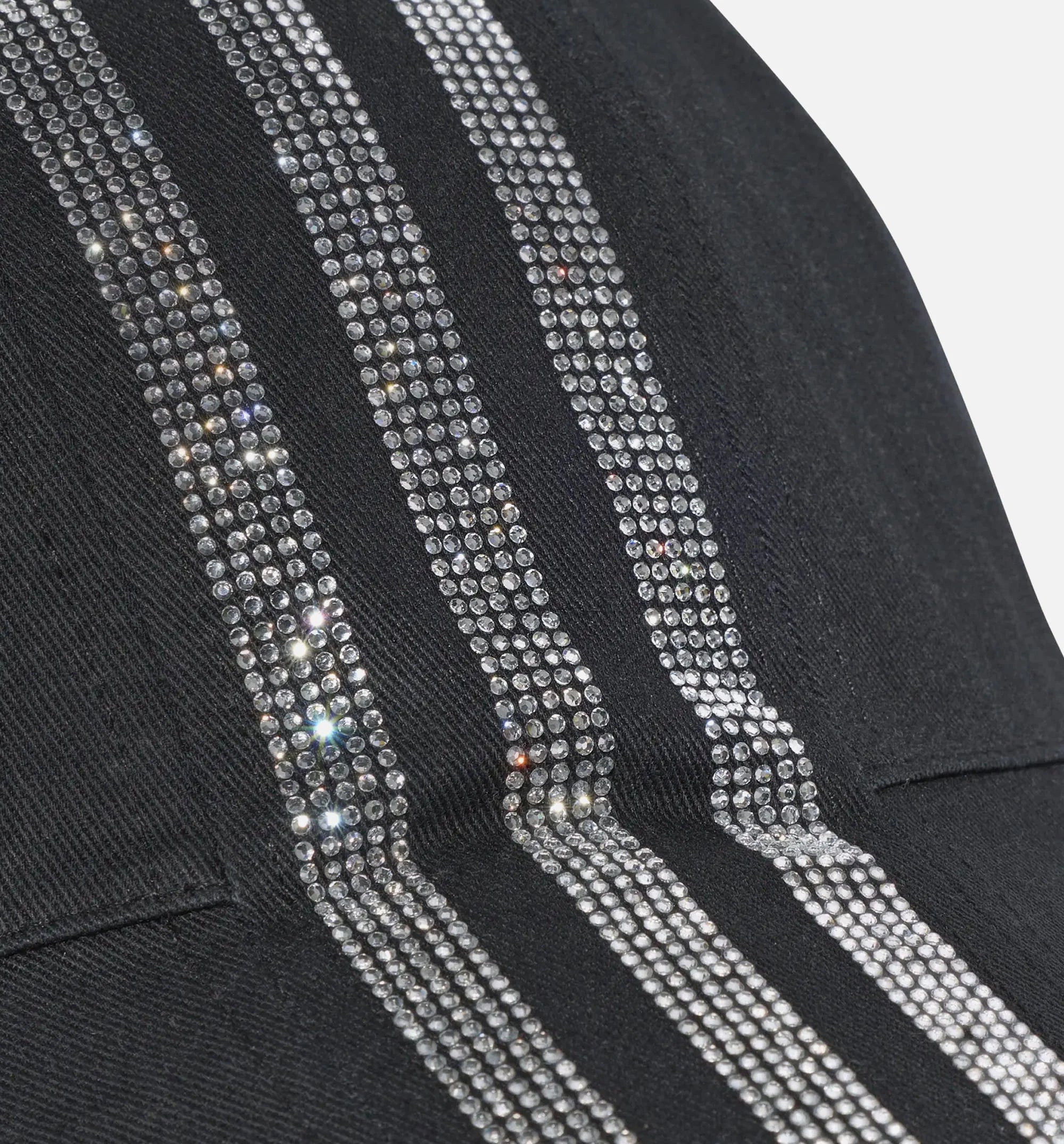 Sp5der Rhinestone Cap Mens Hat Black