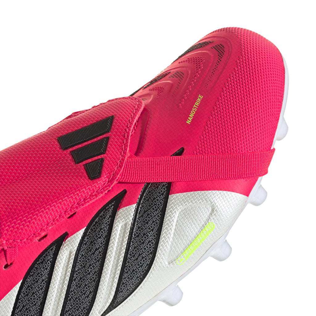 adidas Predator League Fold Over Tongue AG Artificial Ground Youth Soccer Cleats Red Black White