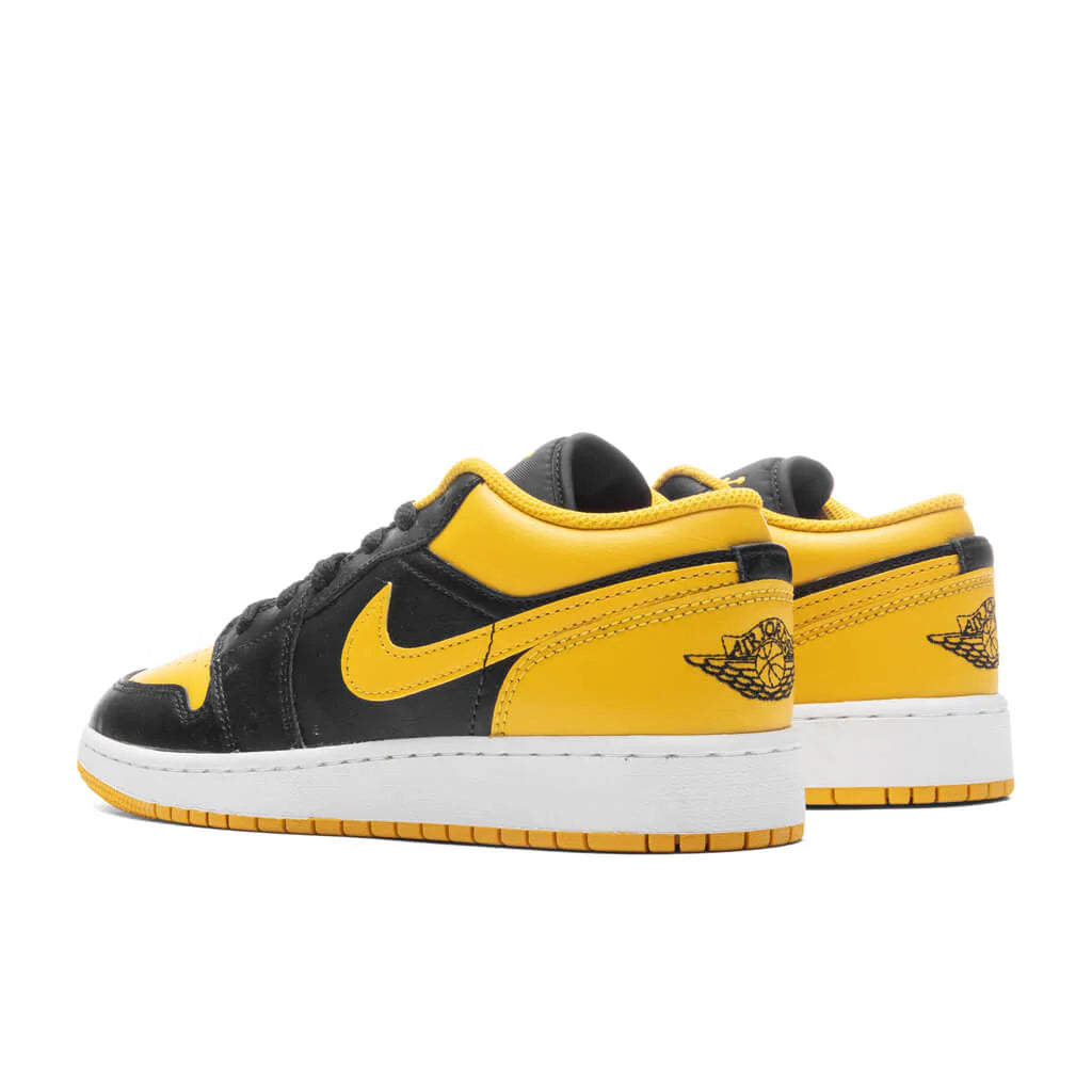 Air Jordan 1 Low GS Black Yellow Ochre White
