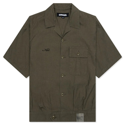 Belted Officer S S Shirt Olive Drab