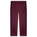 Narrow Track Pant Poly Smooth Wine
