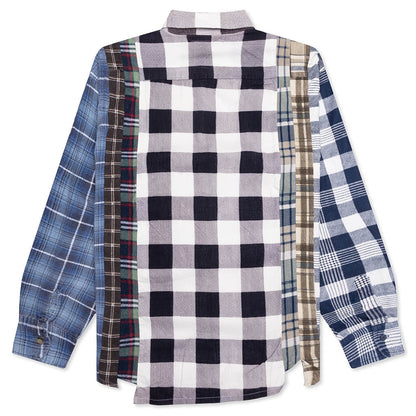 7 Cuts Flannel Shirt Assorted