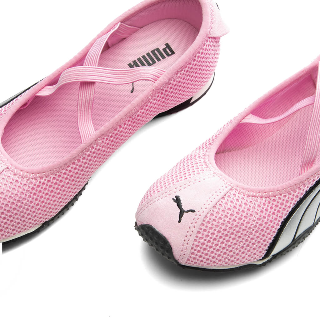 Womens H Street Ballet Pink Shimmer Silver