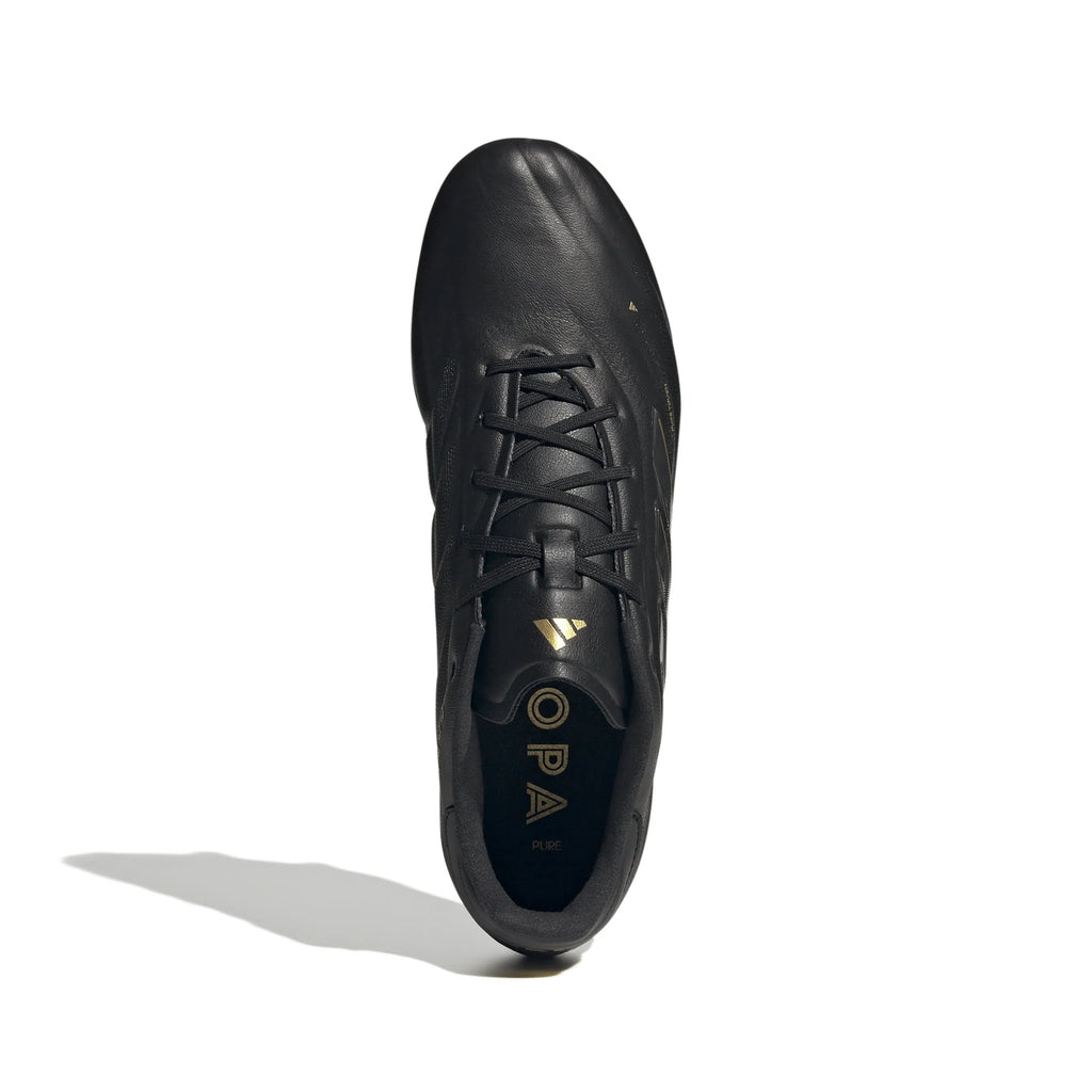 adidas Copa Pure 2 Elite FG Firm Ground Soccer Cleats Black Carbon Gold Metallic