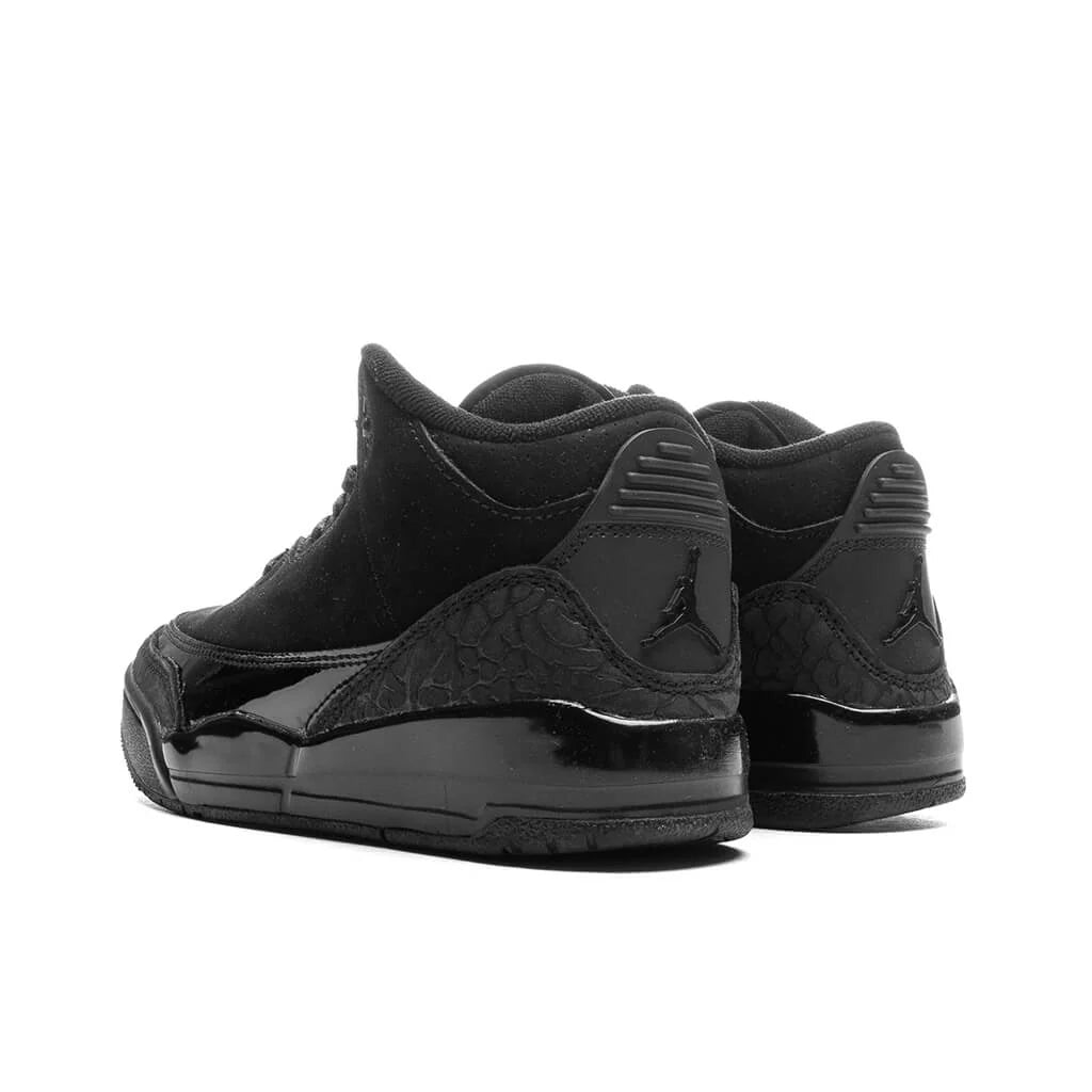 Air Jordan 3 Retro Black Cat PS Black Dark Charcoal White