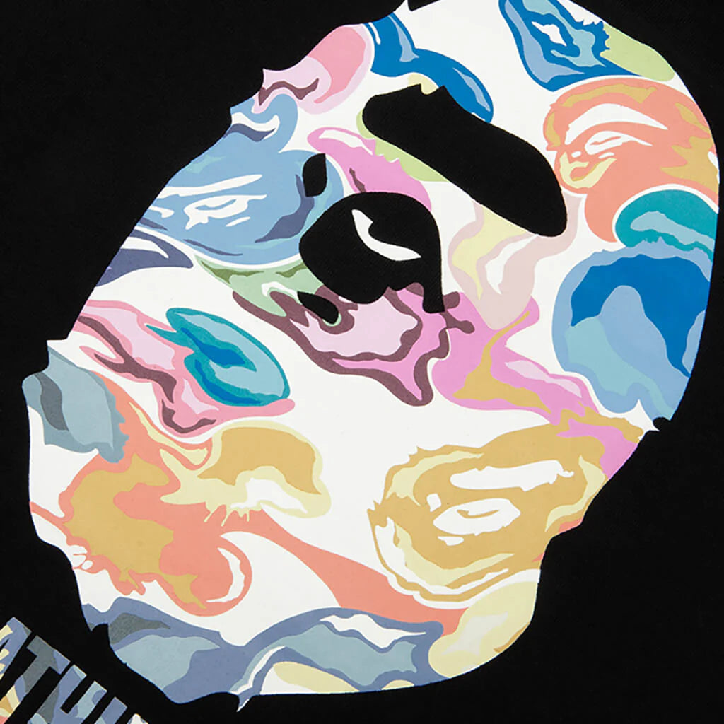 Kids Art Camo By Bathing Ape Tee Black