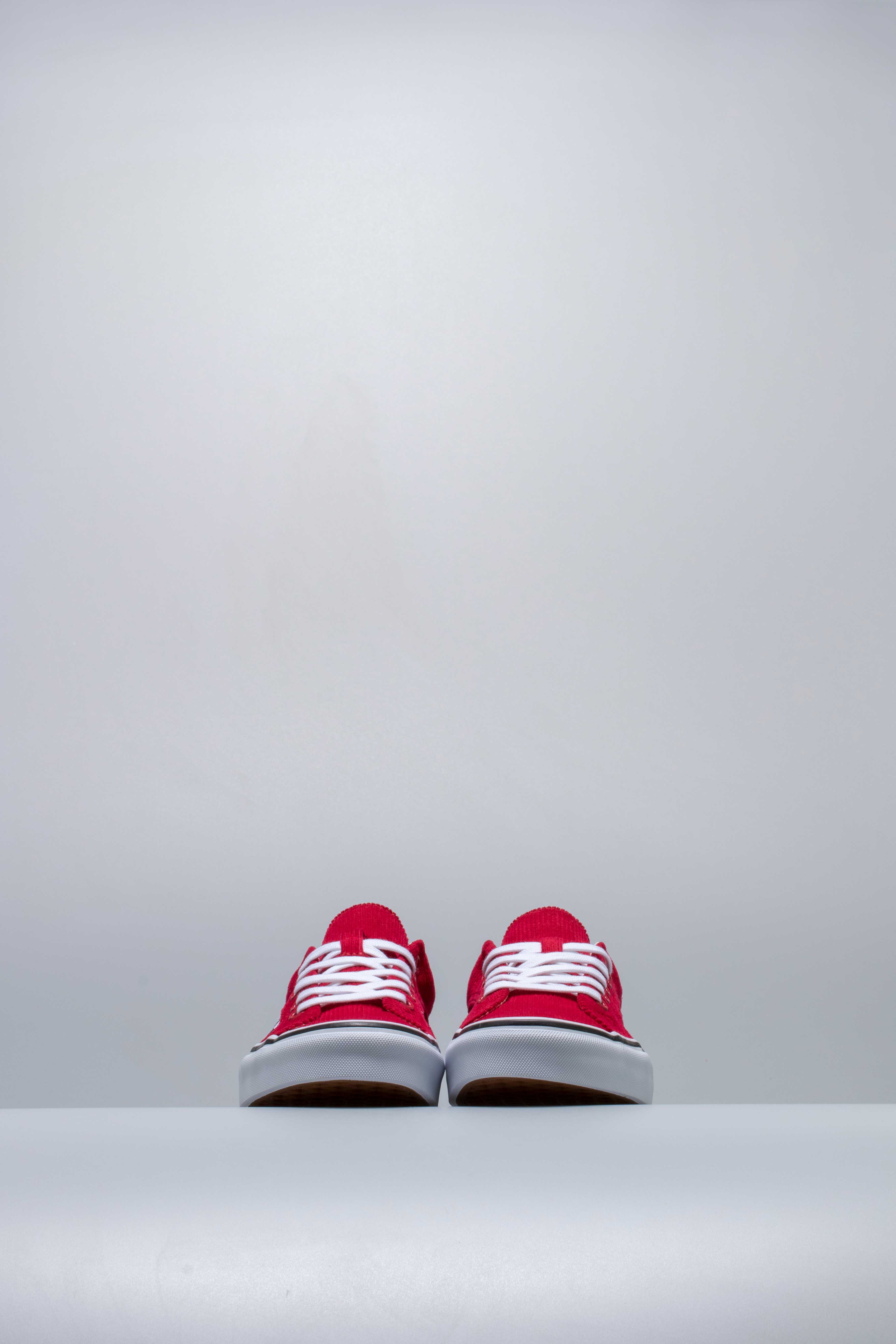 Checker Cord Lampin Mens Shoes Red White