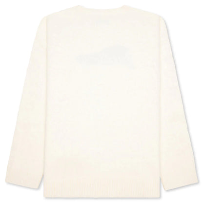 Script Logo Sweater Cream