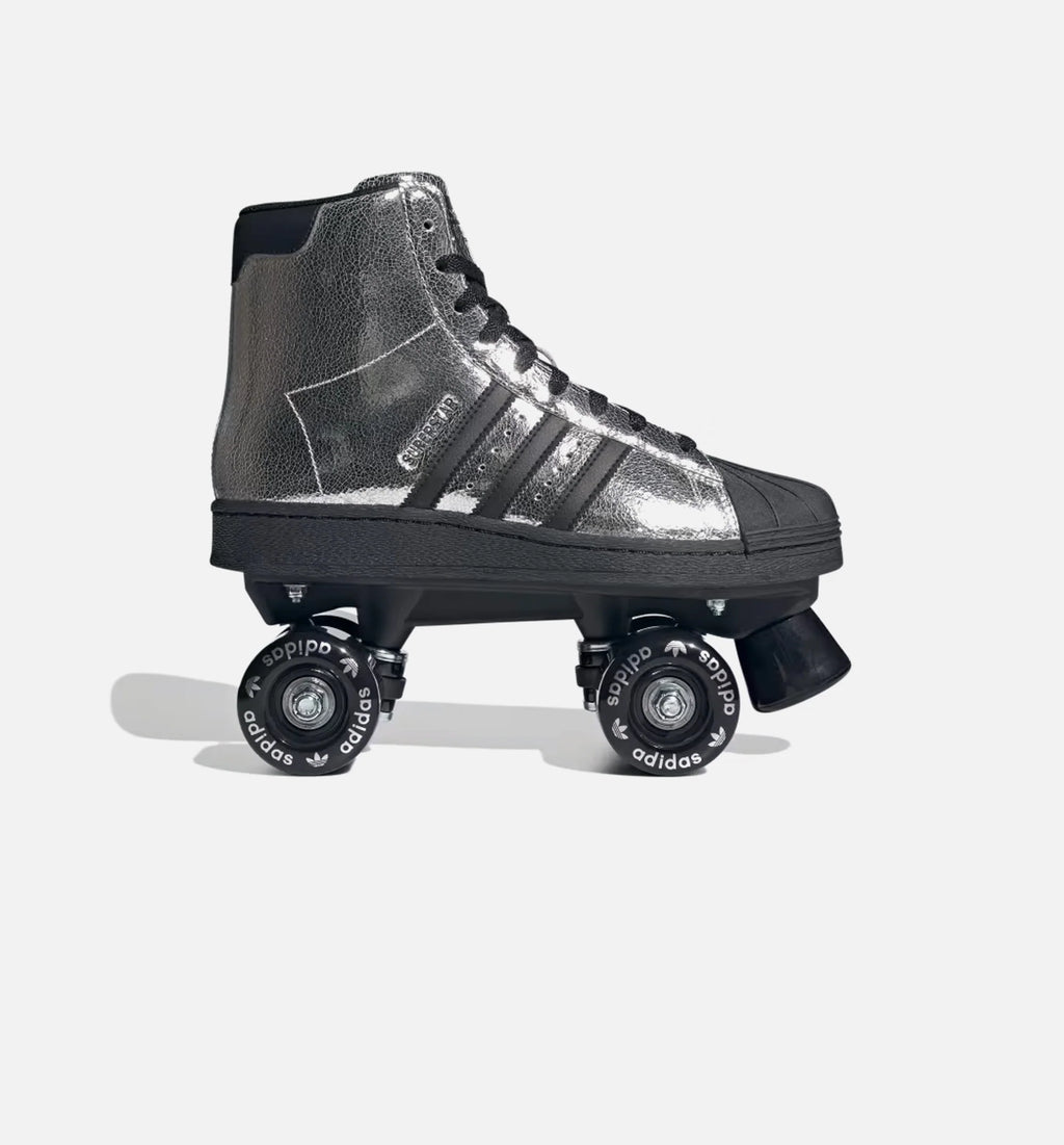 Superstar 82 Roller Skates Womens Lifestyle Shoe Silver Metallic Core Black Cloud White
