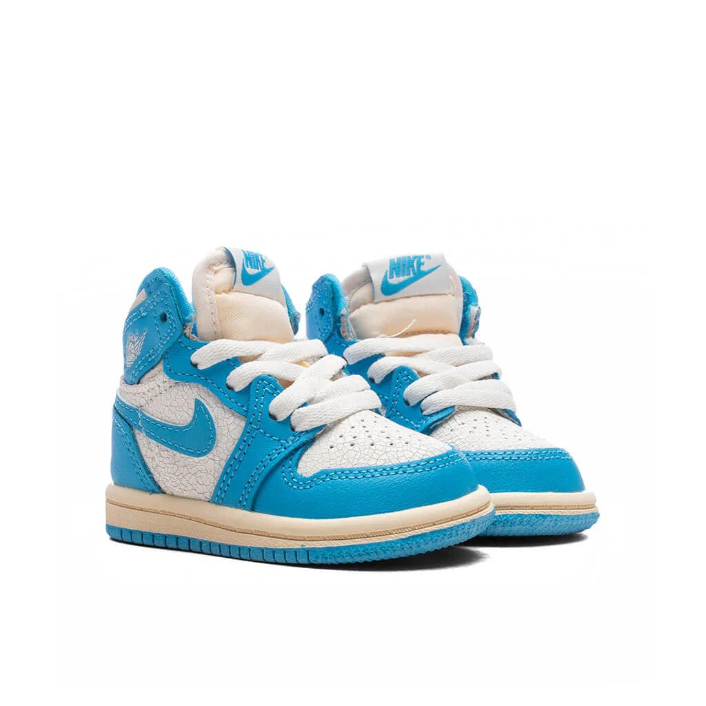 Air Jordan 1 Retro High OG UNC Reimagined TD Dark Powder Blue Sail