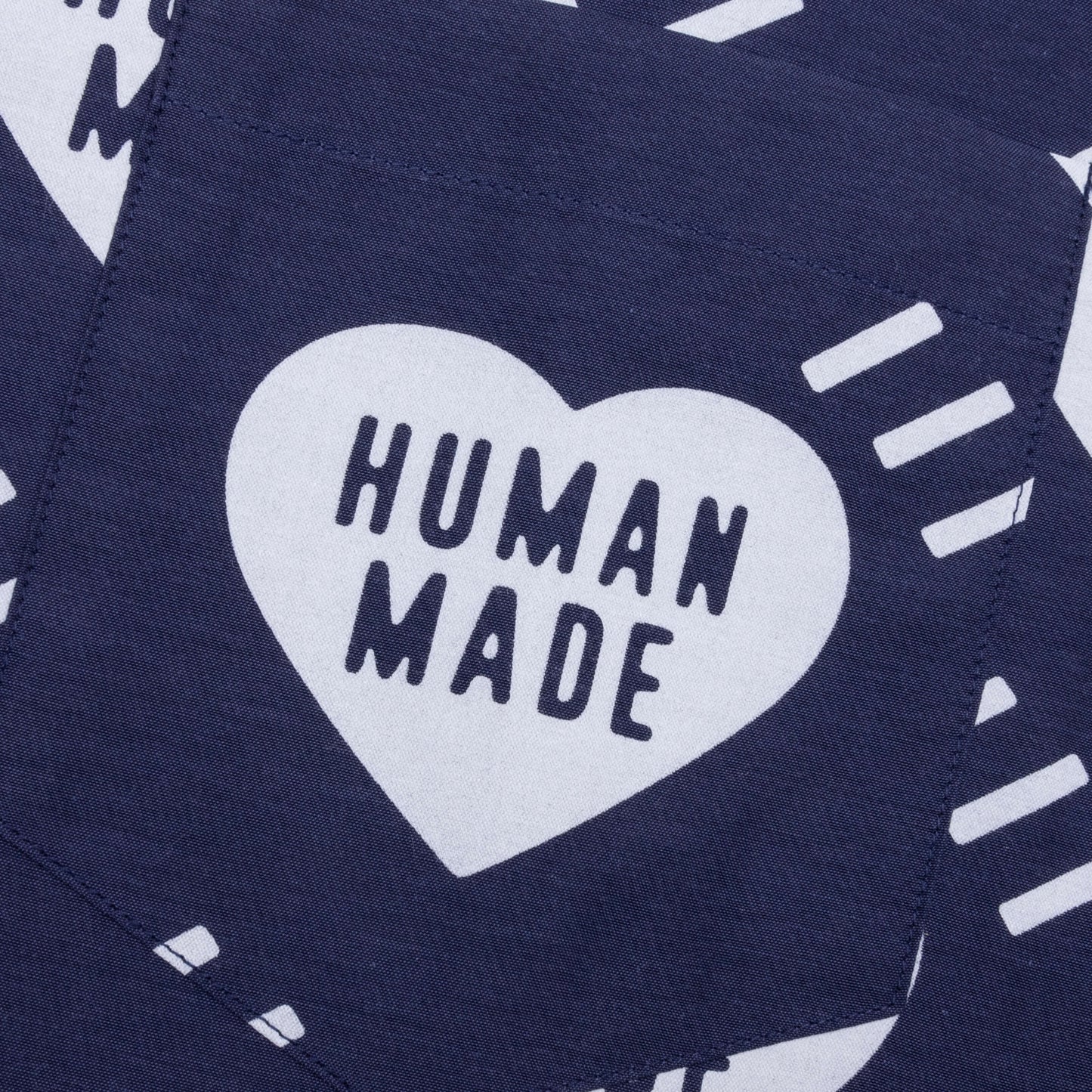 Heart Aloha Shirt Navy