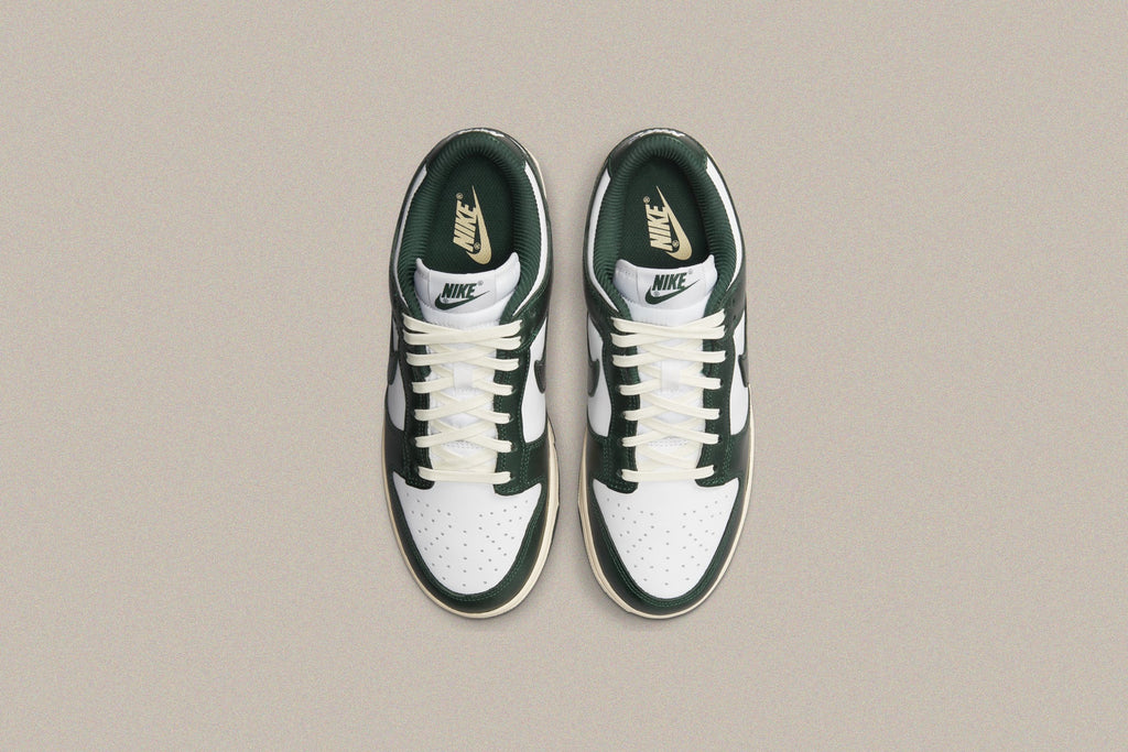 Womens Dunk Low Vintage Green White Pro Green Coconut Milk