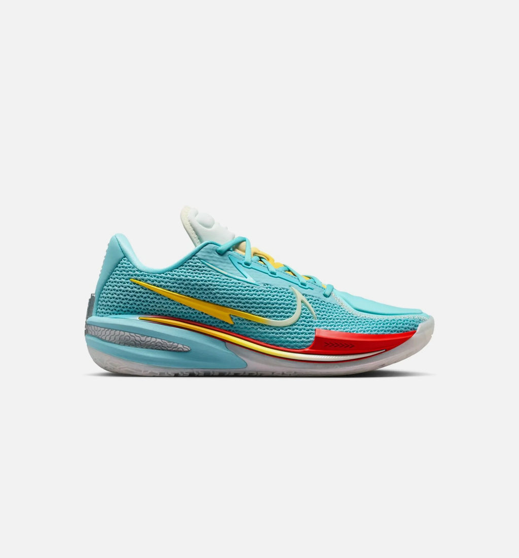 Dylan Harper x Nike GT Cut 1 Titan Bleached Aqua Mens Lifestyle Shoe Bleached Aqua Cashmere Sport Gold Chile Red Metallic Silver Glacier Blue