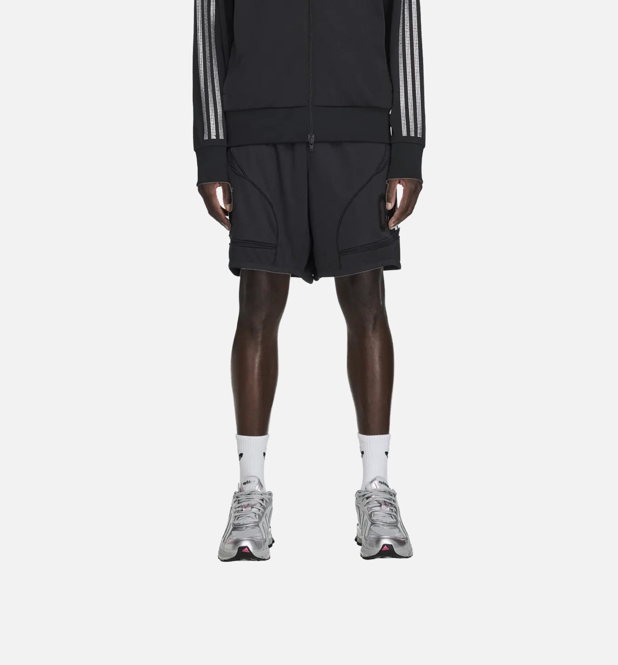 Sp5der Mens Shorts Black
