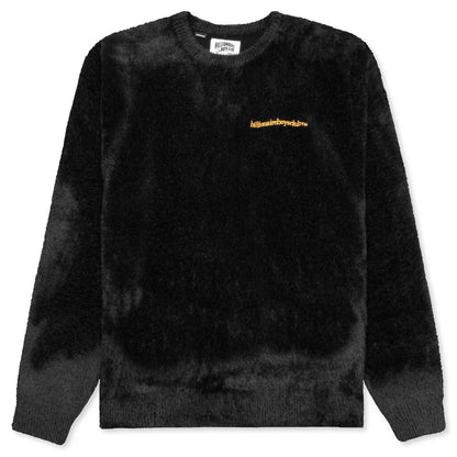 Fuzz L S Knit Black