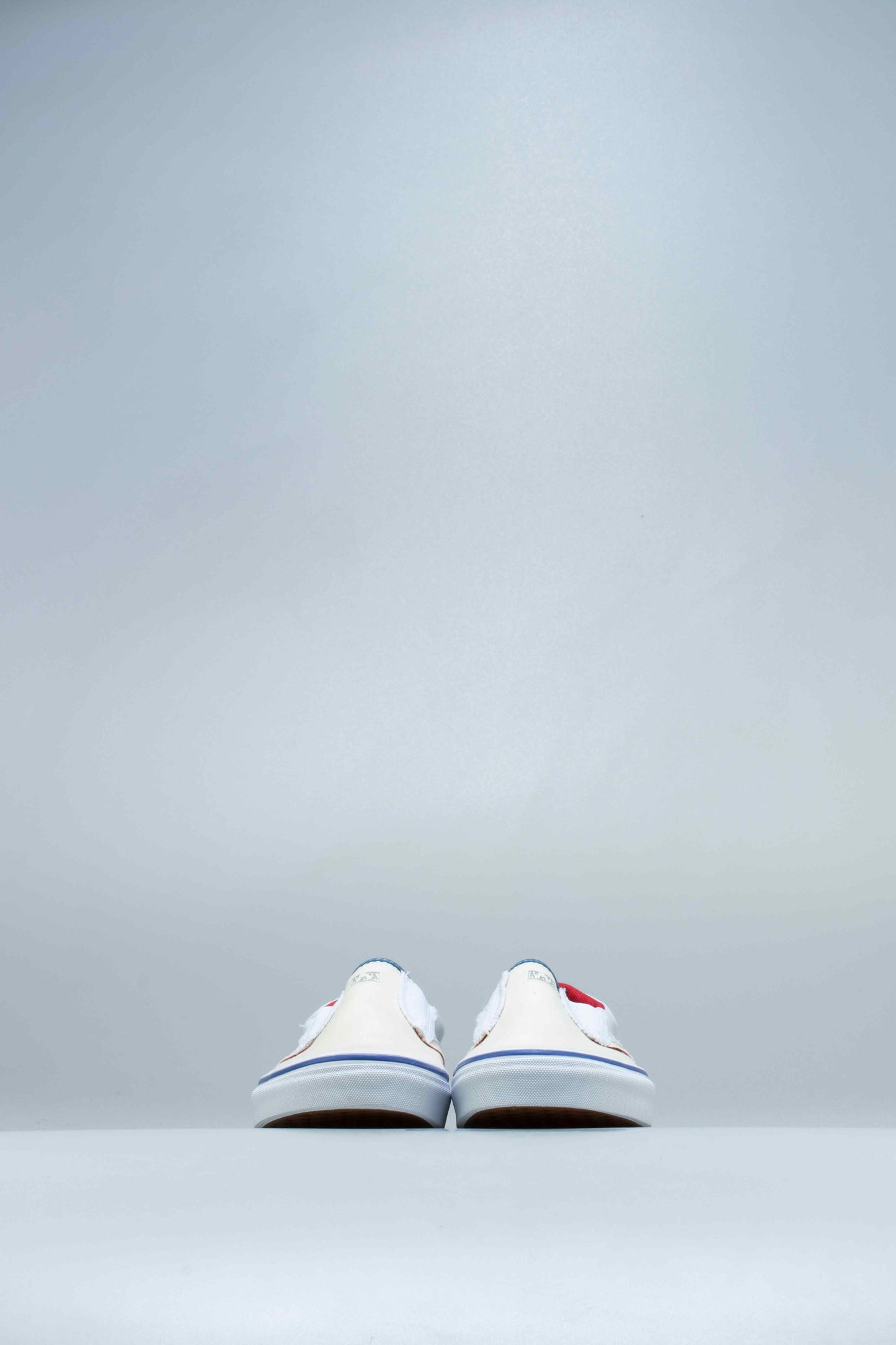 Outside In Classic Mens Slip On Natural Navy Red