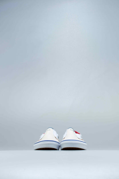 Outside In Classic Mens Slip On Natural Navy Red