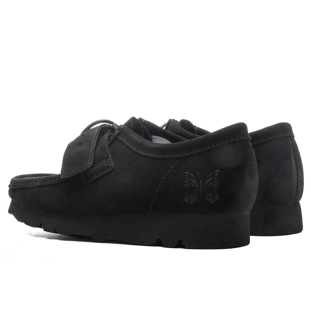 Clarks x Needles Walla Strap Lo Suede Black