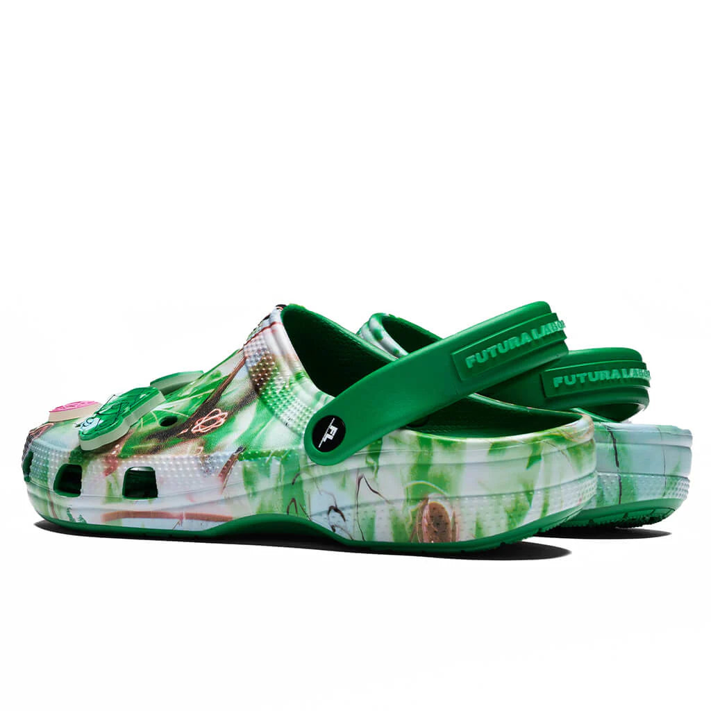 Crocs x The Futura Laboratories Classic Clog Green Ivy