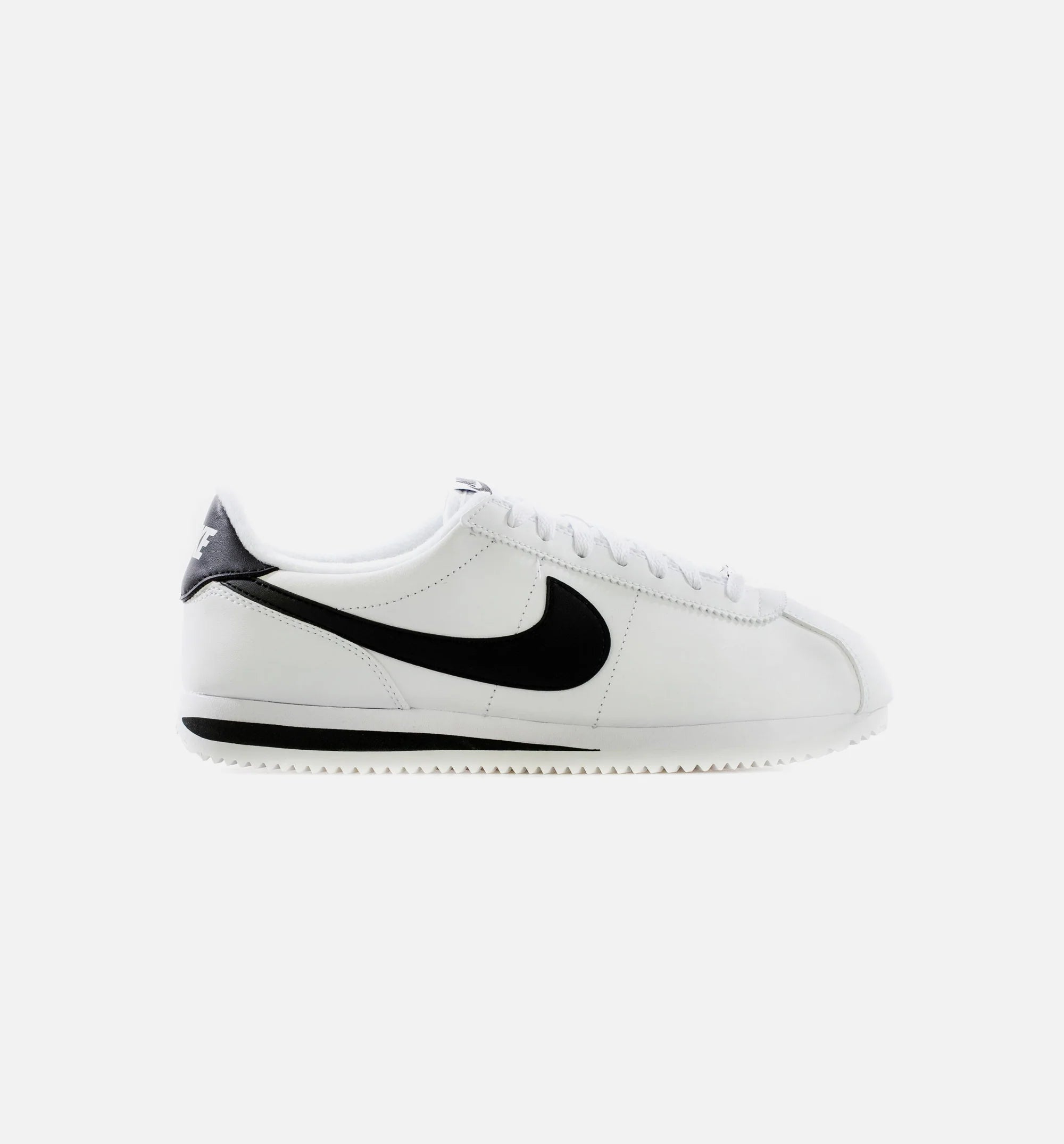 Cortez Basic Leather Mens Lifestyle Shoe White Black