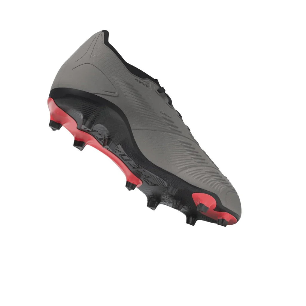 adidas Predator League FG Firm Ground Cleats Platinum Metallic Aurora Black Turbo