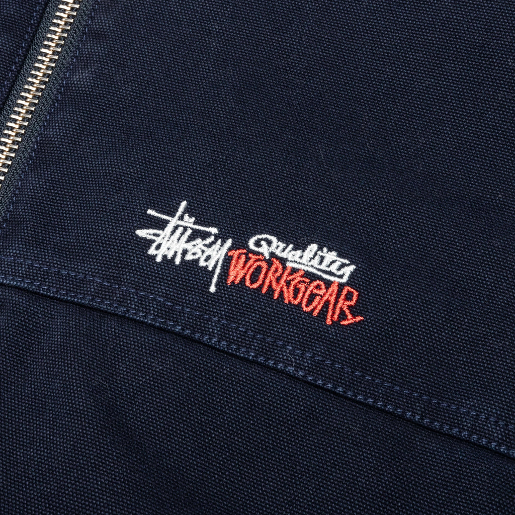 Work Jacket Insulated Canvas Navy