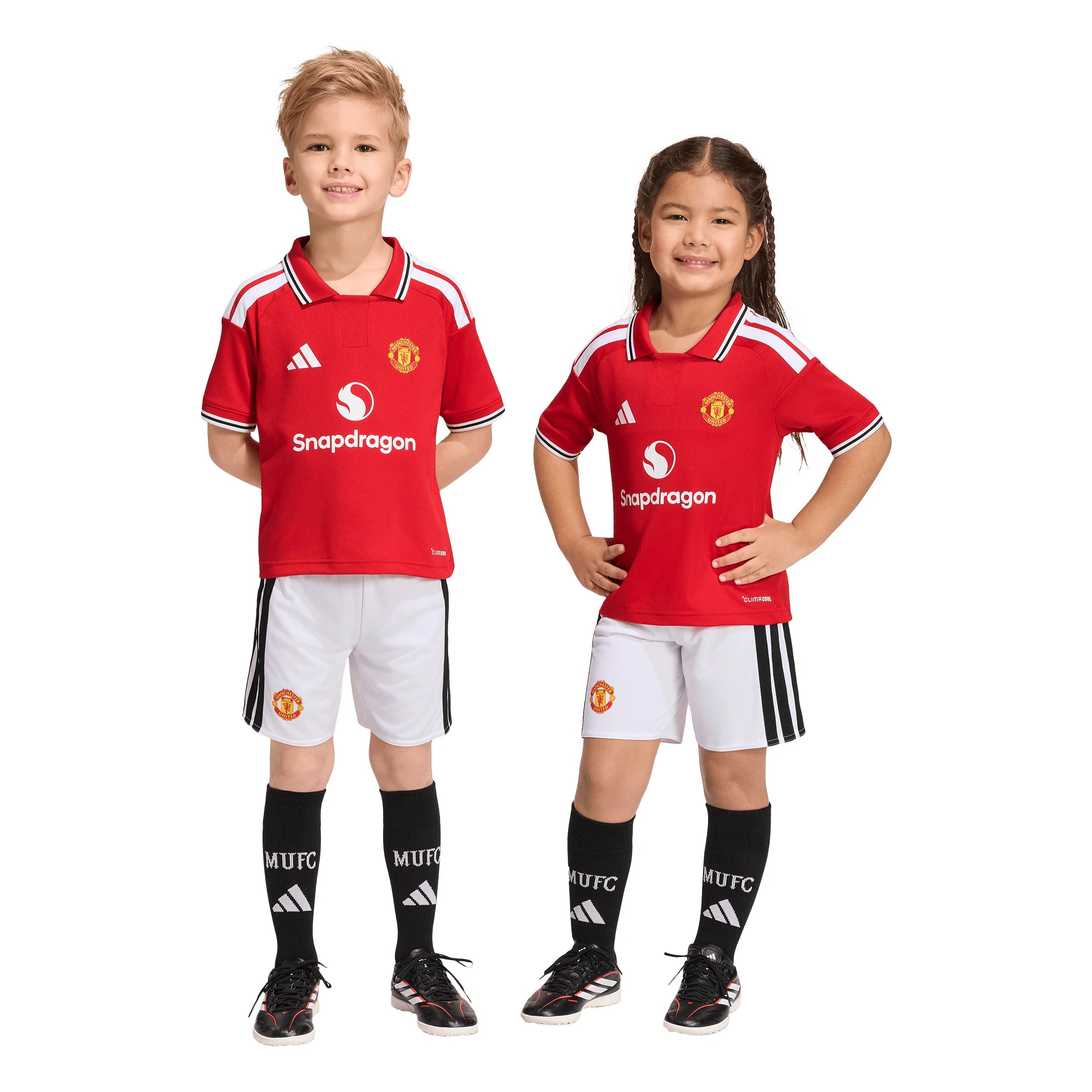 adidas Manchester United Home Soccer Mini Kids Set 26 27 Red