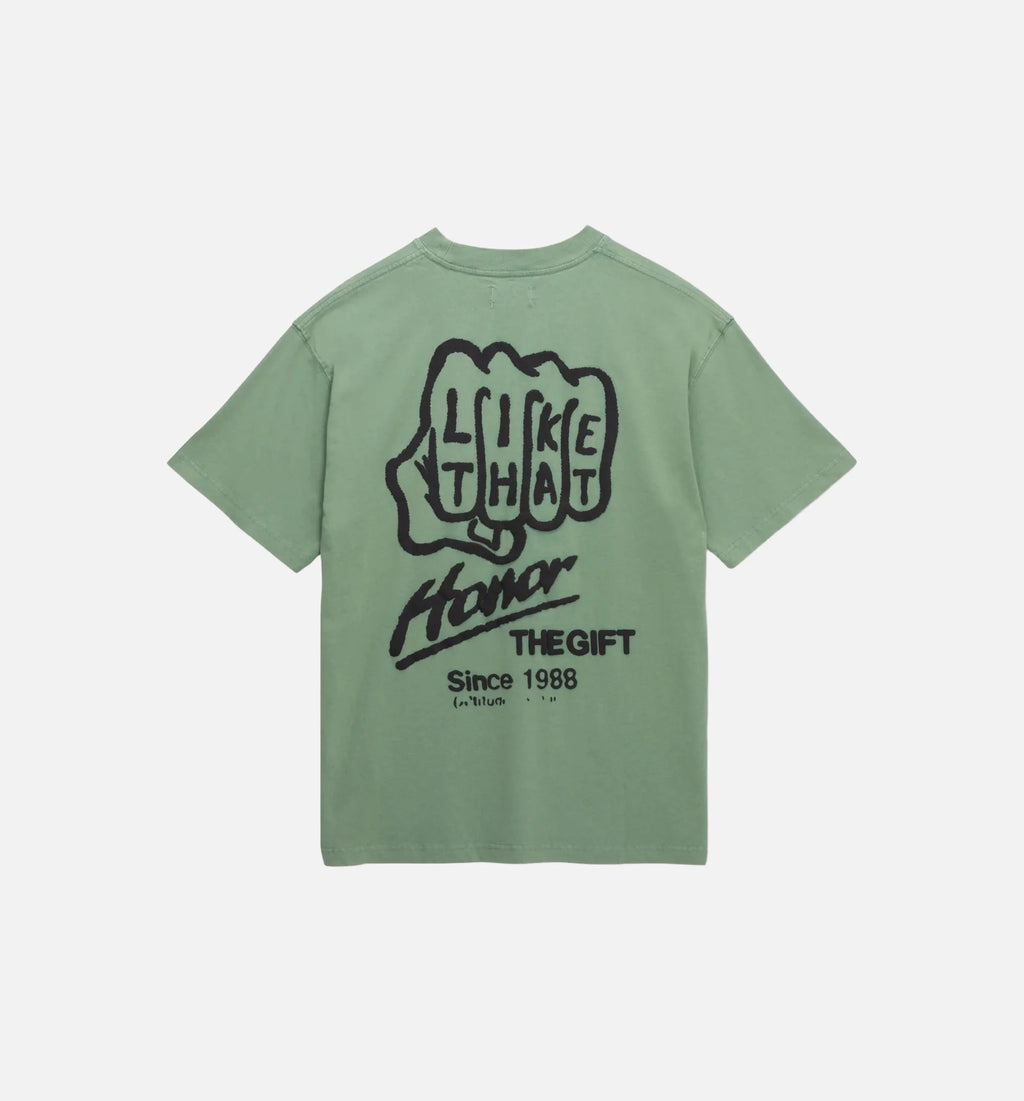 Like That Mens Short Sleeve Shirt Mint