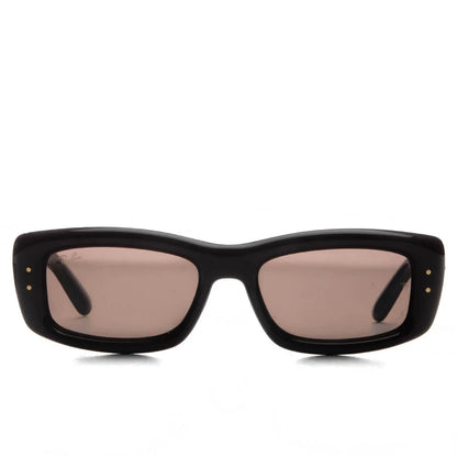 Ray Ban x AAP Rocky Kiliane Puffer Transparent Brown Frame Dark Brown Lens