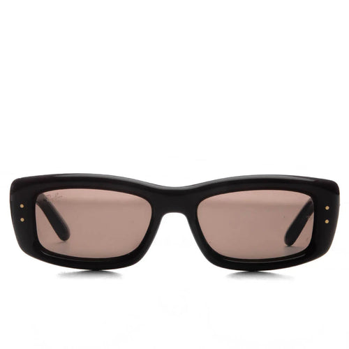 Ray Ban x AAP Rocky Kiliane Puffer Transparent Brown Frame Dark Brown Lens
