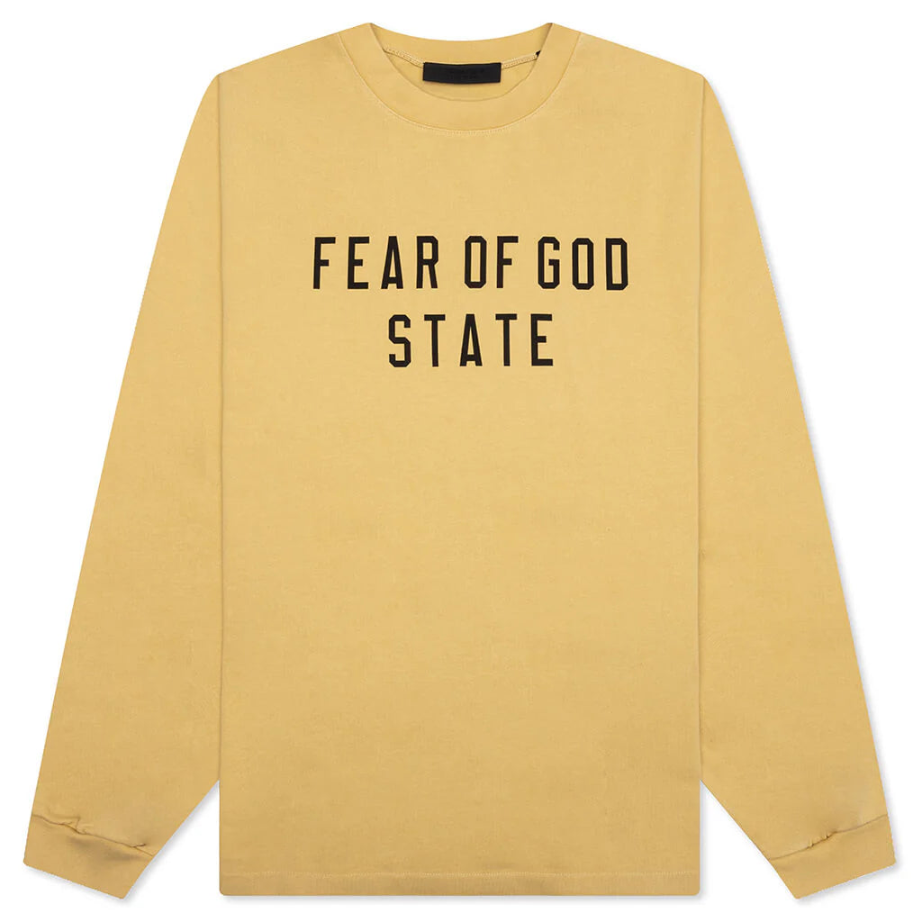 Heavy L S Tee Amber