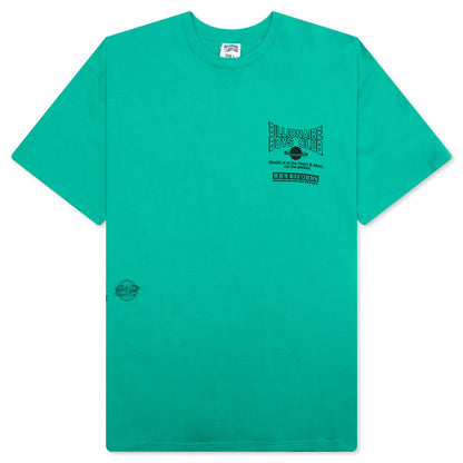 Whim Records S S Tee Sea Green