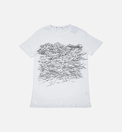 Puma X Stampd Wave Texture Print Shirt Mens White