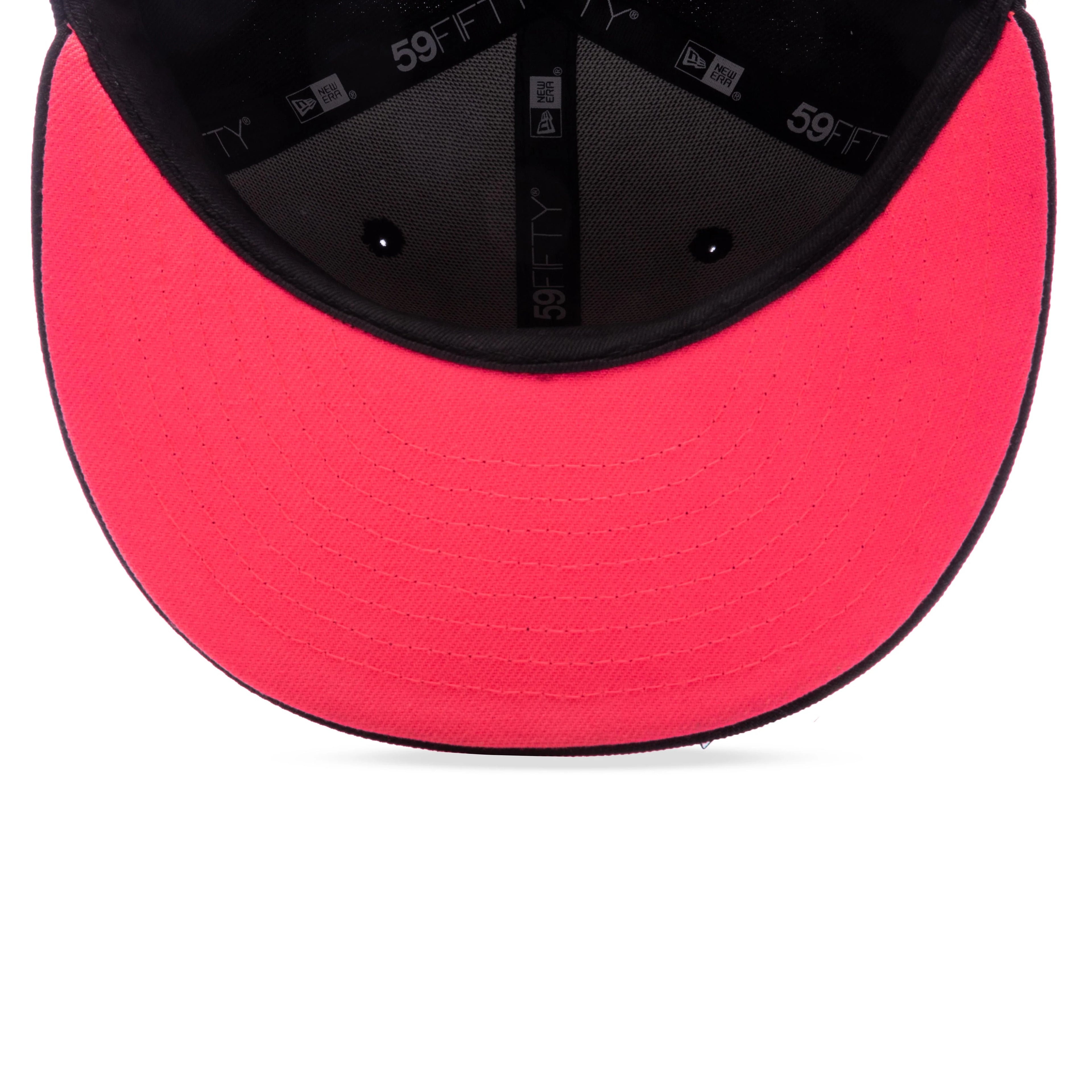 Feature x New Era Old English Plaza Fitted Black Pink Glow