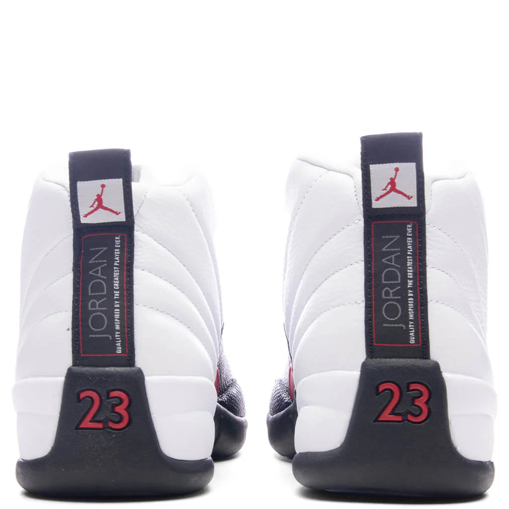 Air Jordan 12 Retro White Gym Red Black