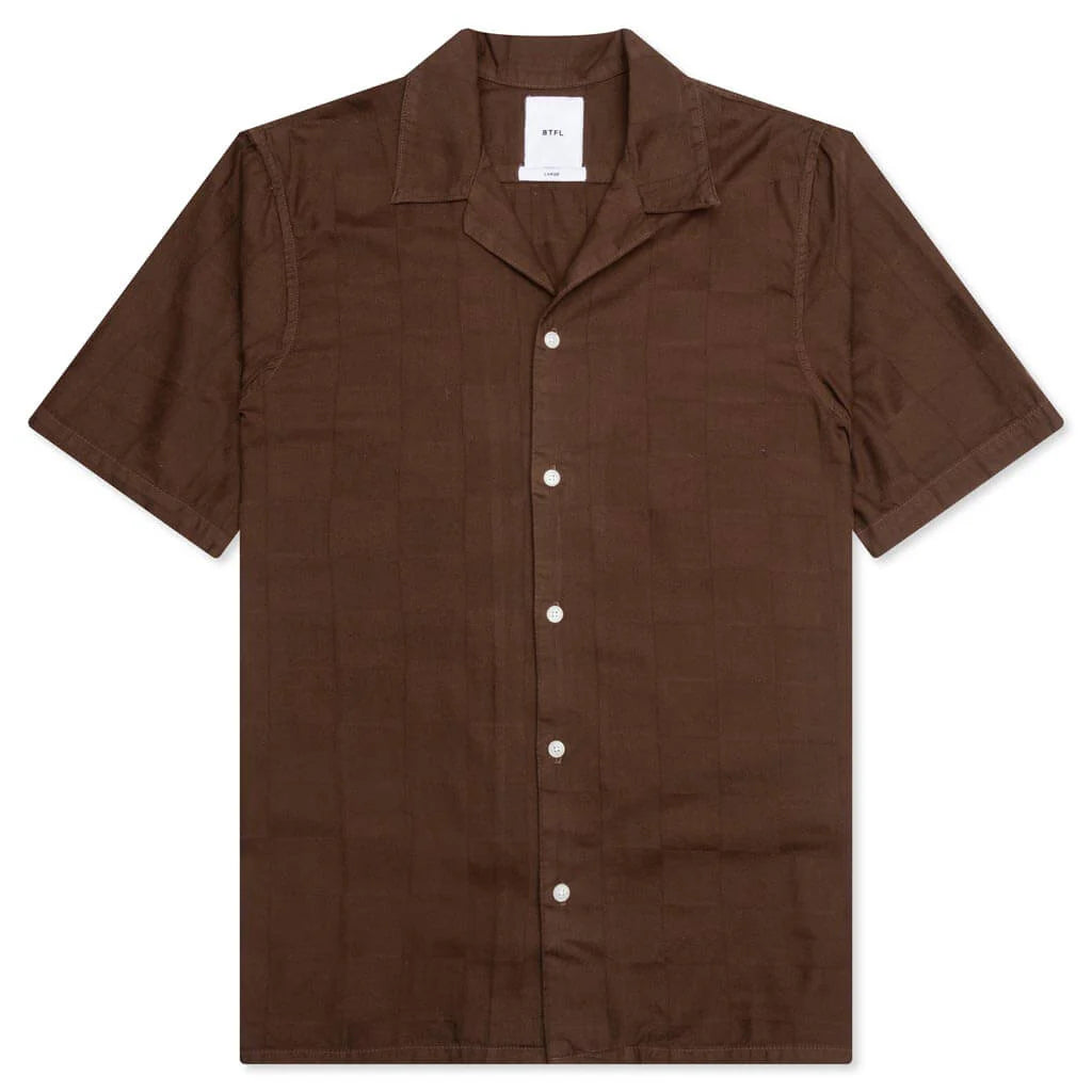 Checkered Sport Shirt Chocolate