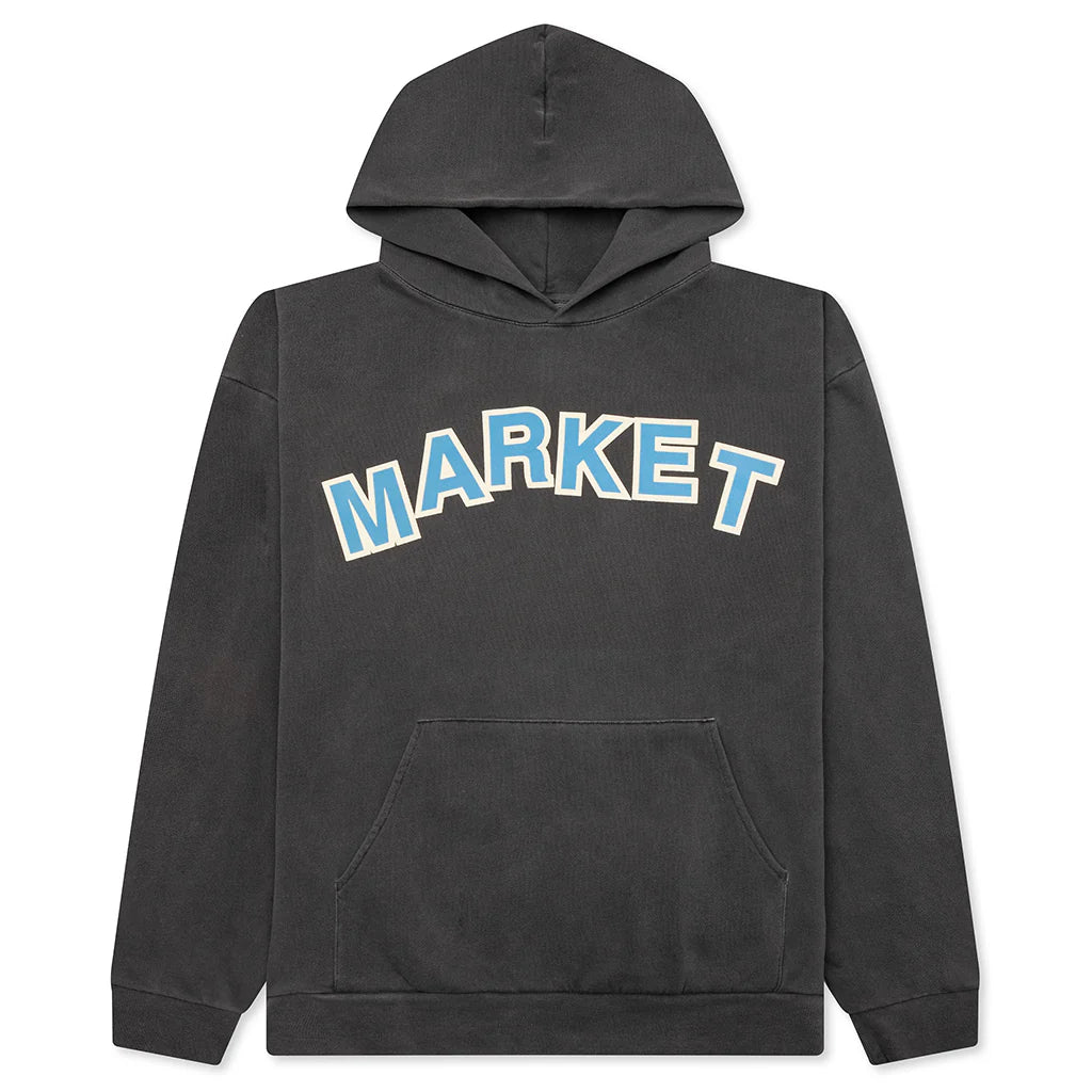 Move Mountains Hoodie Washed Black