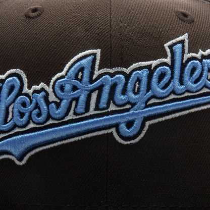 FEATURE x New Era 59FIFTY Fitted LA Dodgers Cooperstown Walnut Blue