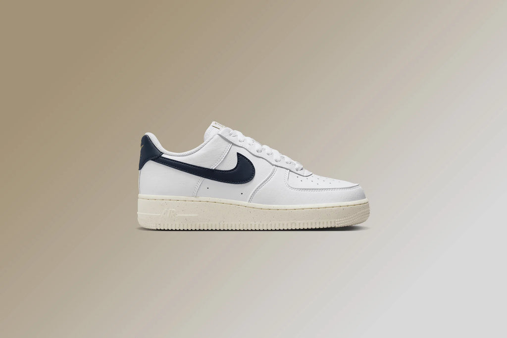 Womens Air Force 1 07 Olympic White Obsidian Pale Ivory Metallic Gold
