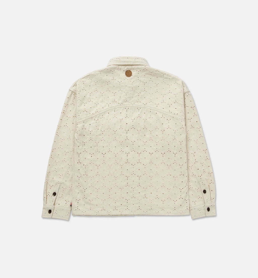 Legacy Eyelet Mens Long Sleeve Shirt Bone